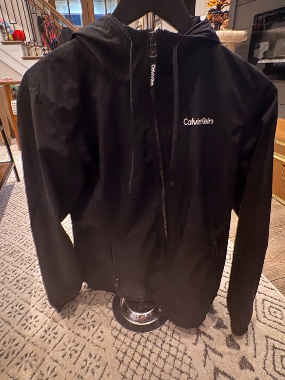 Calvin Klein Black Pullover with White Logo